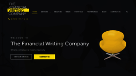 What Thefinancialwritingcompany.com.au website looked like in 2020 (3 years ago)