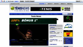 What Tenisnews.com.br website looked like in 2020 (3 years ago)