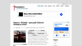 What Tudorovci.cz website looked like in 2020 (3 years ago)
