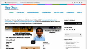 What Topupclasses.in website looked like in 2020 (3 years ago)