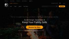 What Try.usconcealedcarry.com website looked like in 2020 (3 years ago)