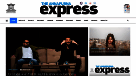 What Theannapurnaexpress.com website looked like in 2020 (3 years ago)