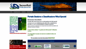 What Tecnorifiuti.it website looked like in 2020 (3 years ago)