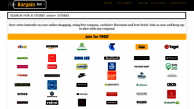 What Thebargainavenue.com.au website looked like in 2020 (3 years ago)