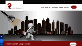 What Theresearchcorporation.com website looked like in 2020 (3 years ago)