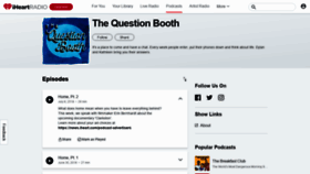 What Thequestionbooth.com website looked like in 2020 (3 years ago)
