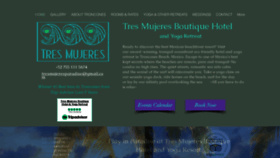 What Tresmujeresparadise.com website looked like in 2020 (3 years ago)