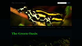 What Thegreenoasis.ca website looked like in 2020 (3 years ago)