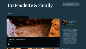 What Thefoodette.com website looked like in 2020 (3 years ago)