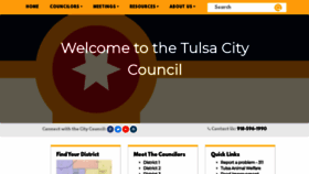 What Tulsacouncil.org website looked like in 2020 (3 years ago)