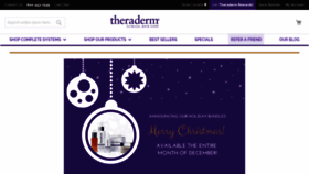What Theraderm.net website looked like in 2020 (3 years ago)
