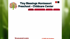 What Tinyblessings-montessori.com website looked like in 2020 (3 years ago)