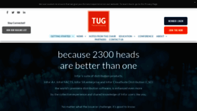 What Theusergroup.org website looked like in 2020 (3 years ago)