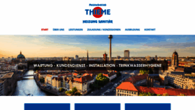 What Thieme-shk.de website looked like in 2020 (3 years ago)