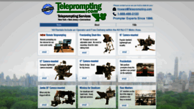 What Teleprompting.com website looked like in 2020 (3 years ago)