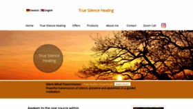 What True-silence-healing.net website looked like in 2021 (3 years ago)
