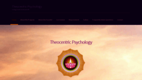 What Theocentricpsychology.com website looked like in 2021 (3 years ago)