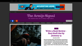 What The-armijo-signal.com website looked like in 2021 (3 years ago)