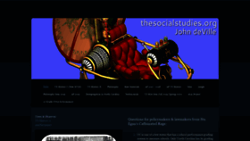 What Thesocialstudies.org website looked like in 2021 (3 years ago)