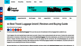 What Travellingluggage.com website looked like in 2021 (3 years ago)
