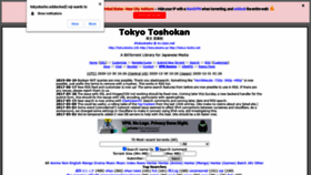 What Tokyotosho.unblocked2.vip website looked like in 2021 (3 years ago)