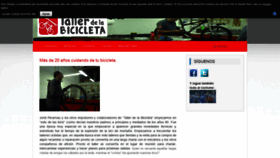 What Tallerdelabicicleta.com website looked like in 2021 (3 years ago)