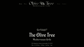 What Theolivetreemediterraneangrille.com website looked like in 2021 (3 years ago)