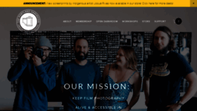 What Theportlanddarkroom.org website looked like in 2021 (3 years ago)