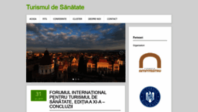 What Turismuldesanatate.ro website looked like in 2021 (3 years ago)