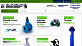 What Tehprommarket.ru website looked like in 2021 (4 years ago)