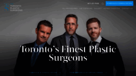 What Torontoplasticsurgeon.com website looked like in 2021 (3 years ago)
