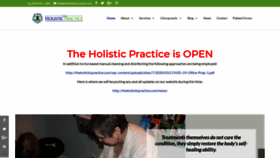 What Theholisticpractice.com website looked like in 2021 (3 years ago)