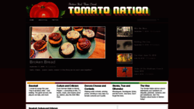 What Tomatonation.com website looked like in 2021 (3 years ago)