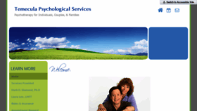 What Temeculapsychologicalservices.com website looked like in 2021 (4 years ago)