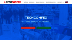 What Techconfex.pl website looked like in 2021 (3 years ago)