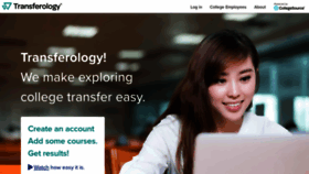 What Transferology.com website looked like in 2021 (3 years ago)