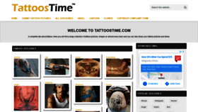 What Tattoostime.com website looked like in 2021 (3 years ago)