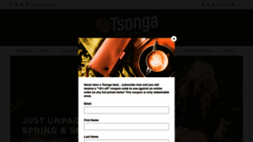 What Tsonga.com website looked like in 2021 (3 years ago)