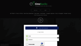 What Timebucks.com website looked like in 2021 (3 years ago)