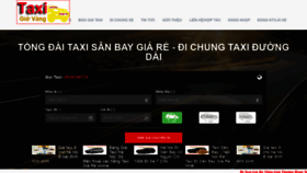 What Taxigiovang.com website looked like in 2021 (3 years ago)