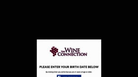 What Thewineconnection.com website looked like in 2021 (3 years ago)