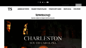 What Townsoup.com website looked like in 2021 (3 years ago)