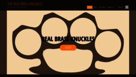 What Therealbrassknuckles.com website looked like in 2021 (3 years ago)