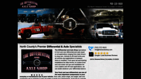 What Thedifferentialandaxleshop.com website looked like in 2021 (3 years ago)