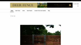 What Thedeerfence.com website looked like in 2021 (3 years ago)