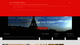 What Toureiffel.fr website looked like in 2021 (3 years ago)