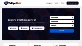 What Takipcikral.com website looked like in 2021 (3 years ago)