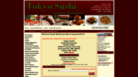 What Tokyosushigermantown.com website looked like in 2021 (3 years ago)