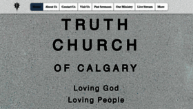 What Truthchurch.com website looked like in 2021 (3 years ago)