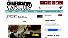 What Thechimericalcapuchin.com website looked like in 2021 (4 years ago)
